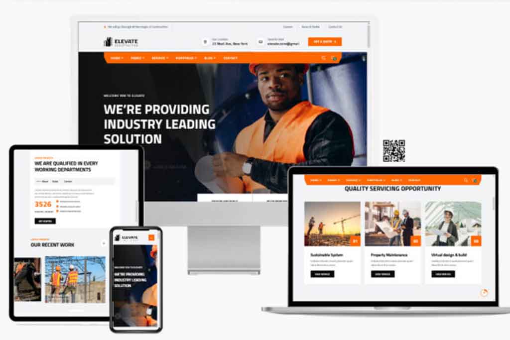 Website and case study visuals